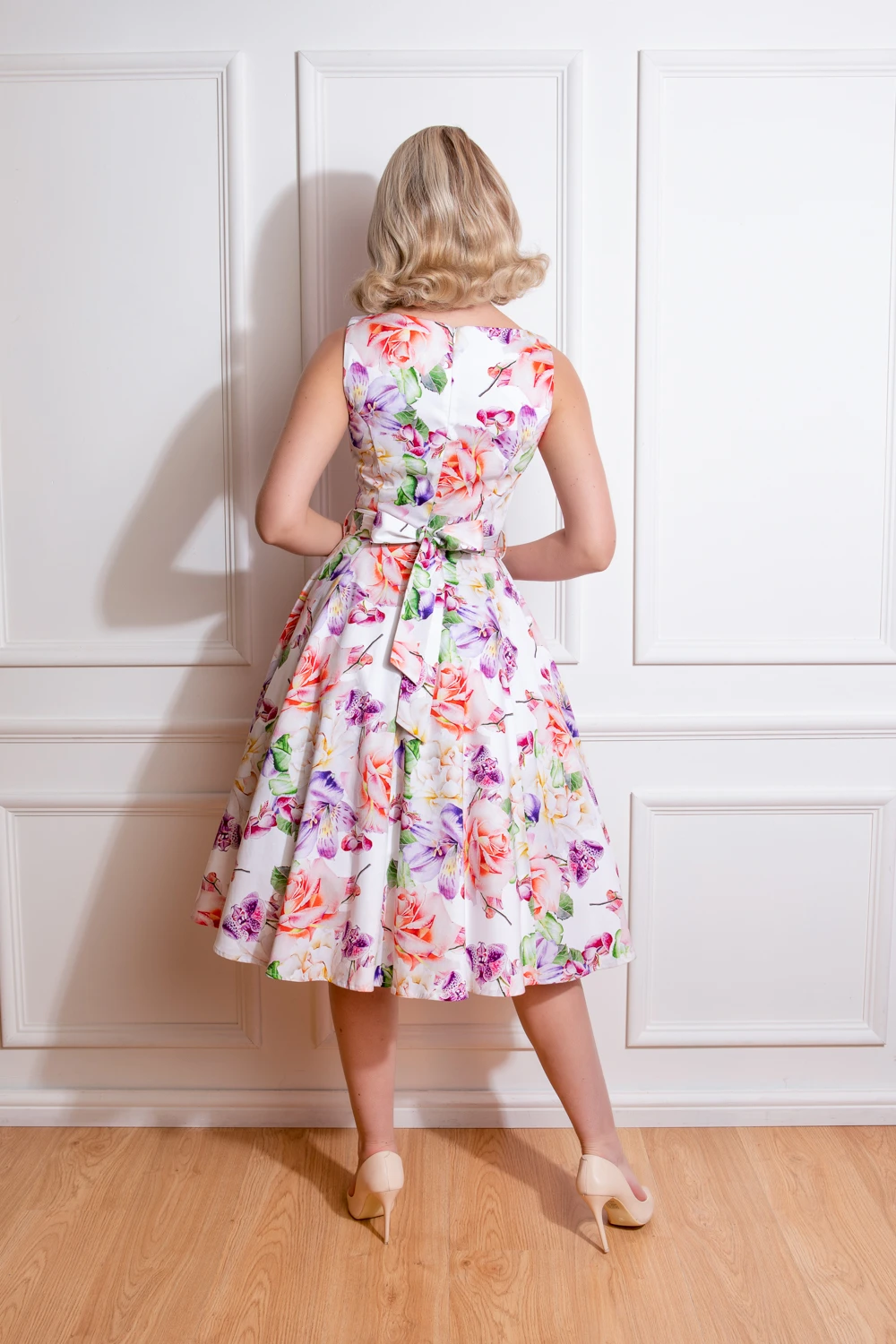 Harper Floral Swing Dress 2 Harper Floral Swing Dress - Image 2