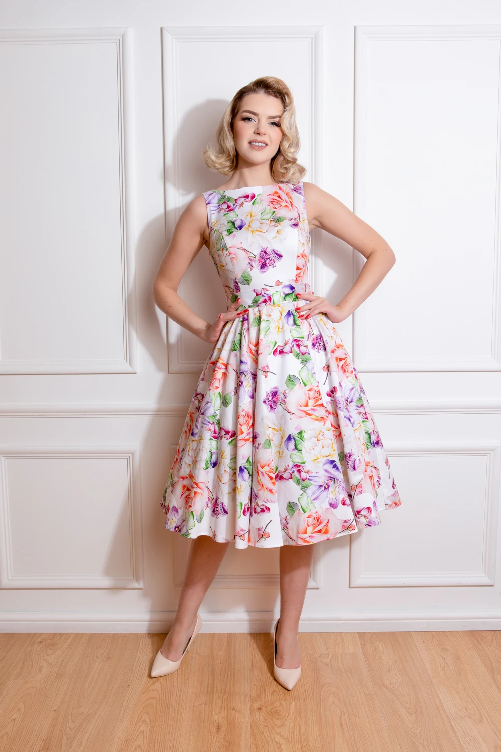 Harper Floral Swing Dress 1 Harper Floral Swing Dress