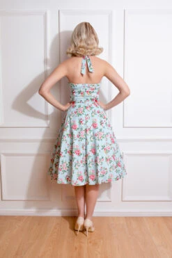 Heidi Floral Swing Dress -EliteCloset Sales Store 167345134955420BACK
