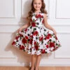 Colette Floral Swing Dress In Kids