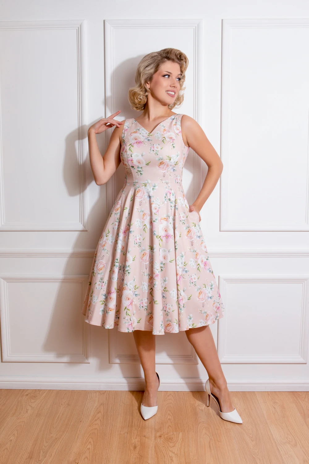 Lottie Floral Swing Dress 1 Lottie Floral Swing Dress