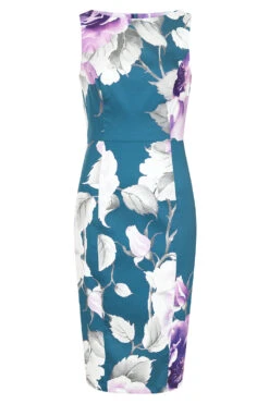 Britney Floral Wiggle Dress 8 Britney Floral Wiggle Dress -EliteCloset Sales Store 1674574147595201
