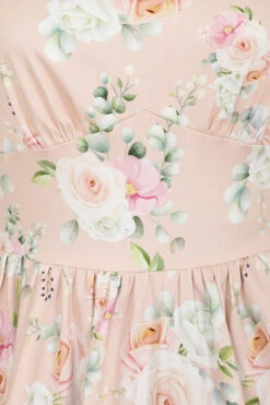 Amanda Floral Swing Dress -EliteCloset Sales Store 1674576391585202