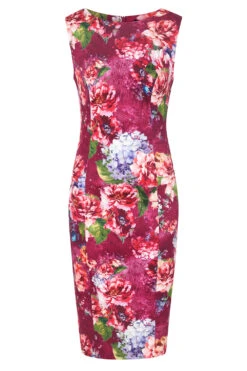 Tanya Floral Wiggle Dress -EliteCloset Sales Store 1674576443583201