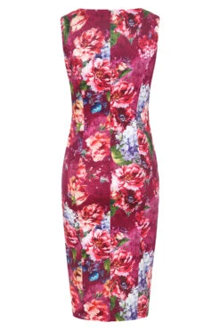 Tanya Floral Wiggle Dress -EliteCloset Sales Store 1674576443583203