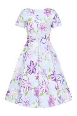 Erin Floral Swing Dress In Plus Size -EliteCloset Sales Store 1674576808572203