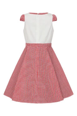 Chelsea Check Swing Dress In Red In Kids 8 Chelsea Check Swing Dress In Red In Kids -EliteCloset Sales Store 1674576855571203
