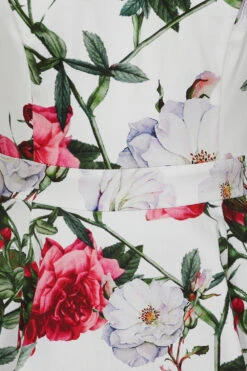 Debbie Floral Swing Dress In Plus Size -EliteCloset Sales Store 1674577405567202