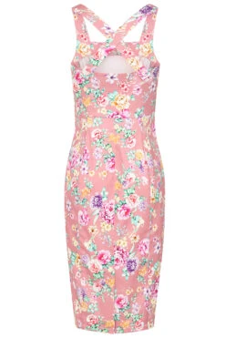 Holly Floral Wiggle Dress -EliteCloset Sales Store 1674578017557203