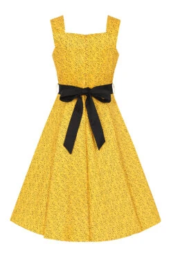Patricia Polka Dot Swing Dress -EliteCloset Sales Store 1674578348547203