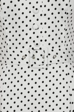 Elise Polka Dot Wiggle Dress -EliteCloset Sales Store 1674578716538202