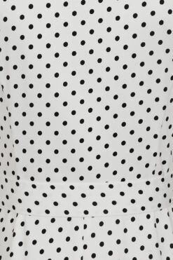 Elise Polka Dot Wiggle Dress -EliteCloset Sales Store 1674578716538204