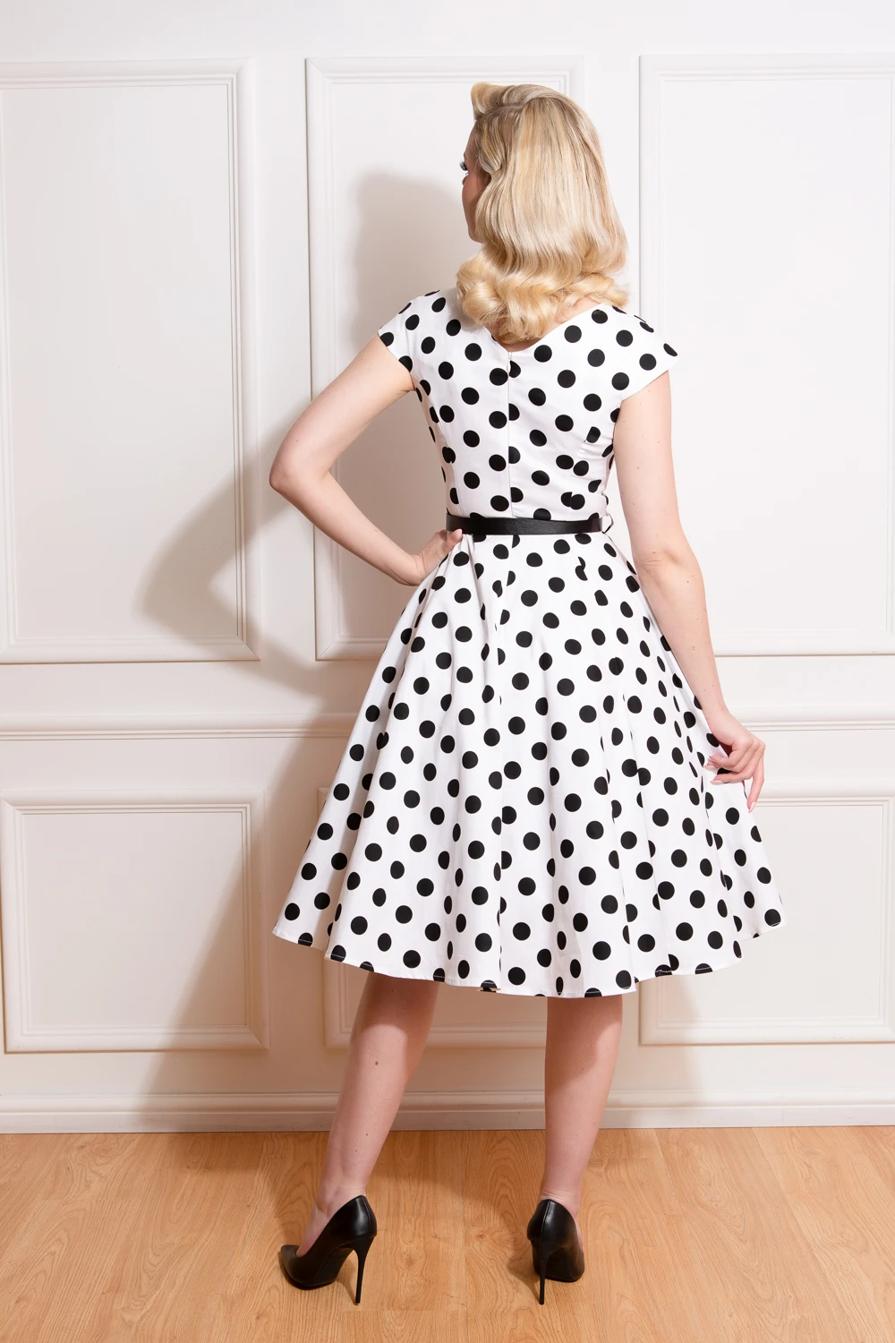 Tammy Polka Dot Swing Dress 2 Tammy Polka Dot Swing Dress - Image 2