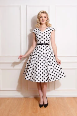 Tammy Polka Dot Swing Dress