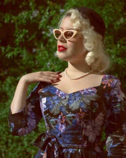 Faye Floral Swing Dress -EliteCloset Sales Store 1686054677vv4