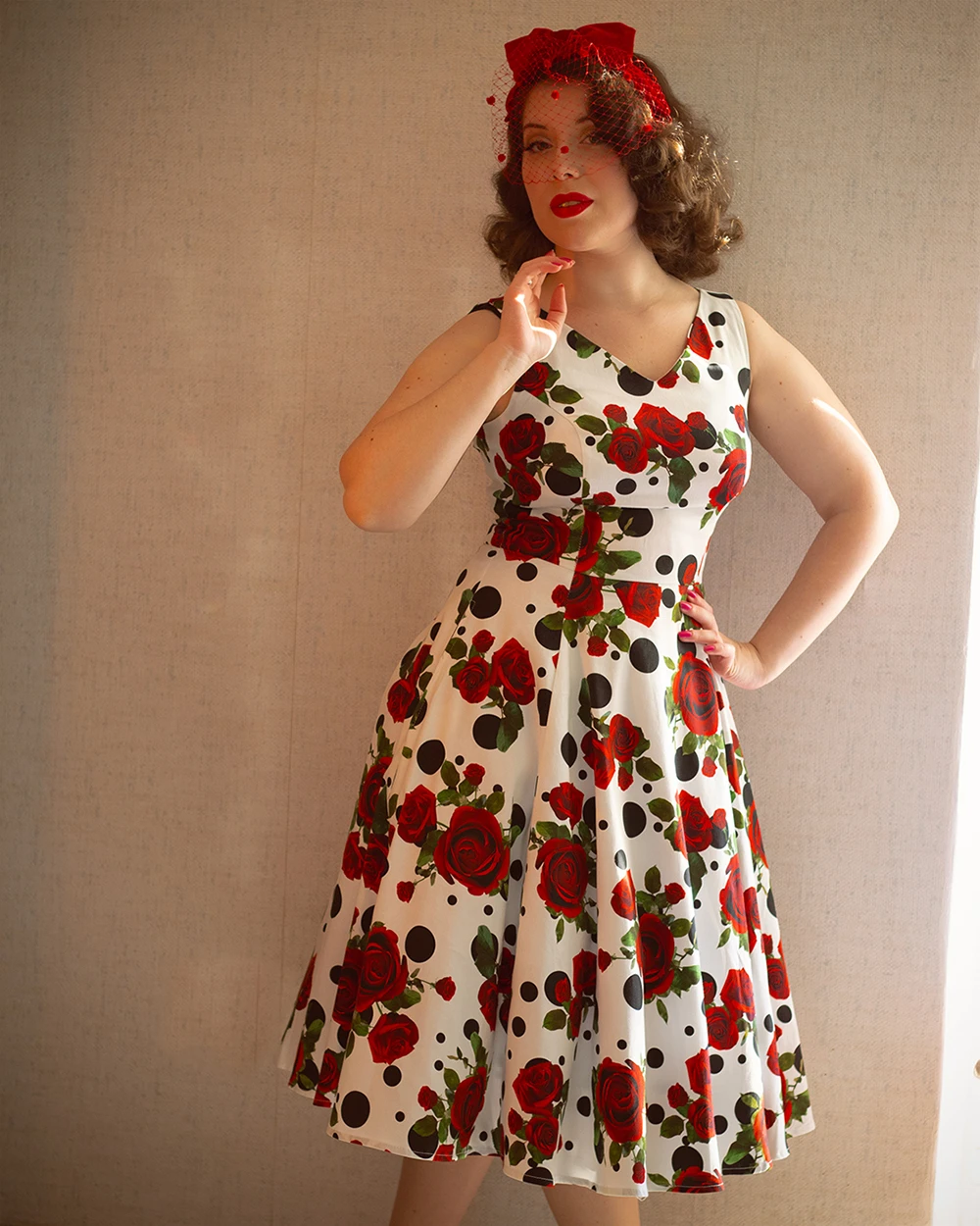 Colette Floral Swing Dress 7 Colette Floral Swing Dress - Image 7