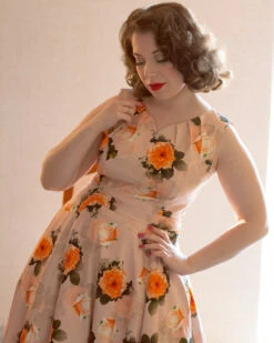 Casandra Floral Swing Dress -EliteCloset Sales Store 1686219244p2