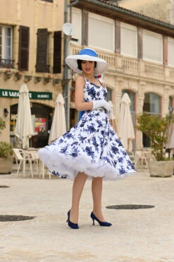 Blue Rosaceae Swing Dress -EliteCloset Sales Store 1687954262IMG 5011
