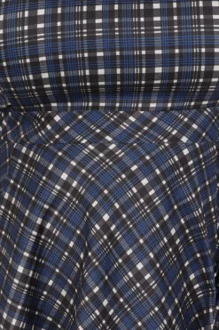 Anna Check Swing Dress In Extended Sizing -EliteCloset Sales Store 168993621563620PS20D2