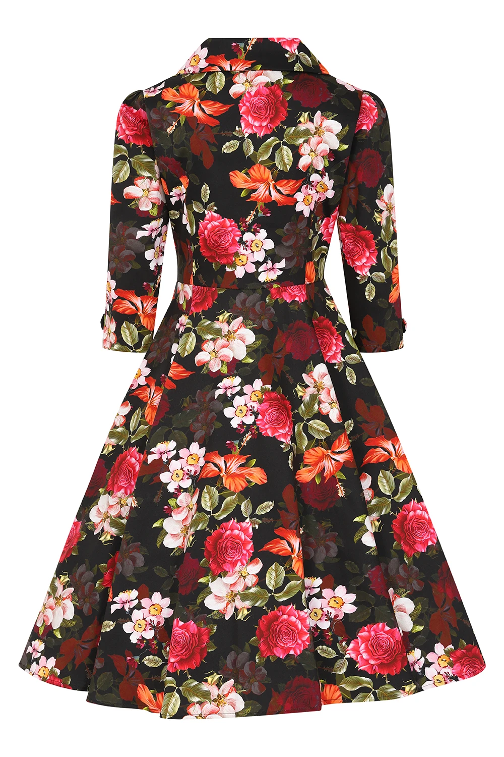 Kali Floral Swing Dress 4 Kali Floral Swing Dress - Image 4