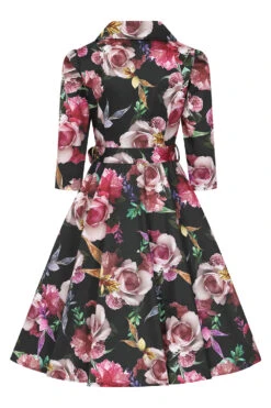 Danny Floral Swing Dress 10 Danny Floral Swing Dress -EliteCloset Sales Store 1689948462642203