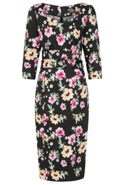 Emily Floral Wiggle Dress -EliteCloset Sales Store 1689951481645201