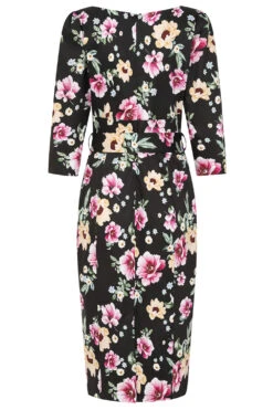Emily Floral Wiggle Dress -EliteCloset Sales Store 1689951481645203
