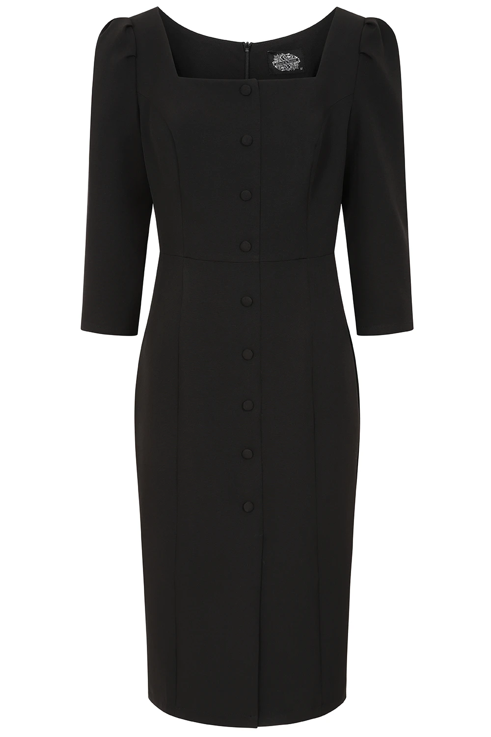 Mariana Black Wiggle Dress 3 Mariana Black Wiggle Dress - Image 3