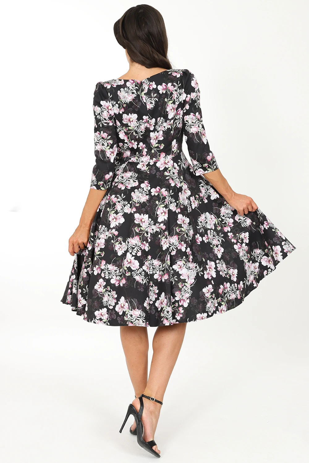 Kate Floral Swing Dress 2 Kate Floral Swing Dress - Image 2