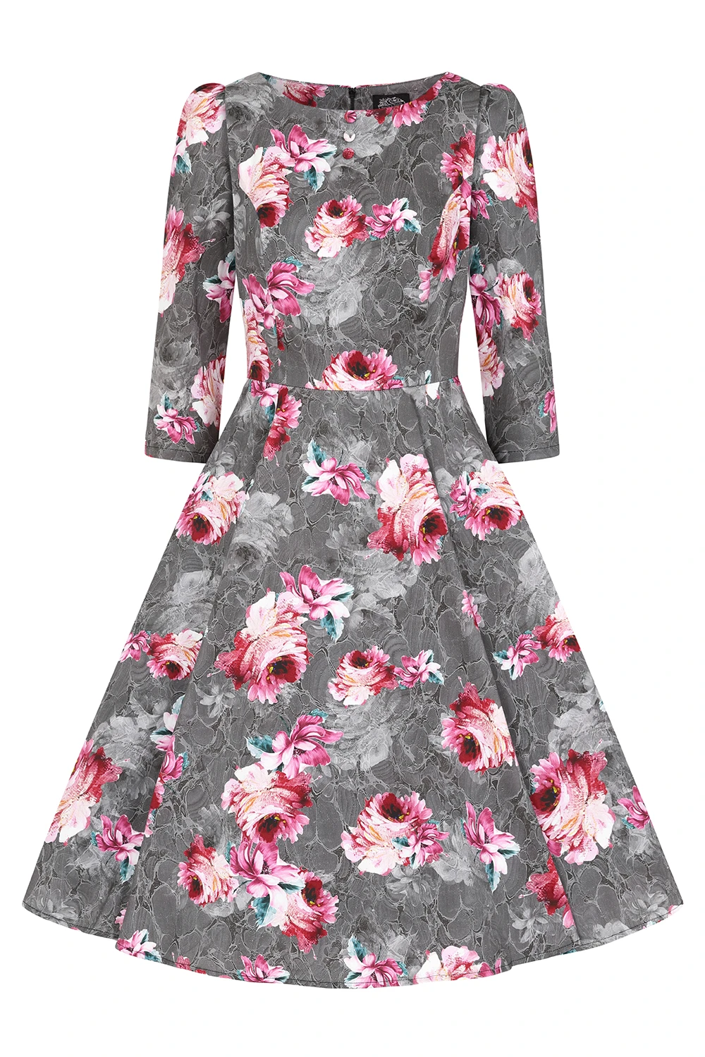 Harriet Floral Swing Dress In Extended Sizing 4 Harriet Floral Swing Dress In Extended Sizing - Image 4