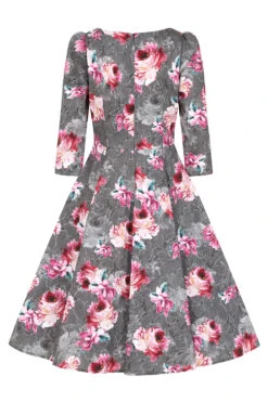 Harriet Floral Swing Dress In Extended Sizing 11 Harriet Floral Swing Dress In Extended Sizing -EliteCloset Sales Store 1690382149666203