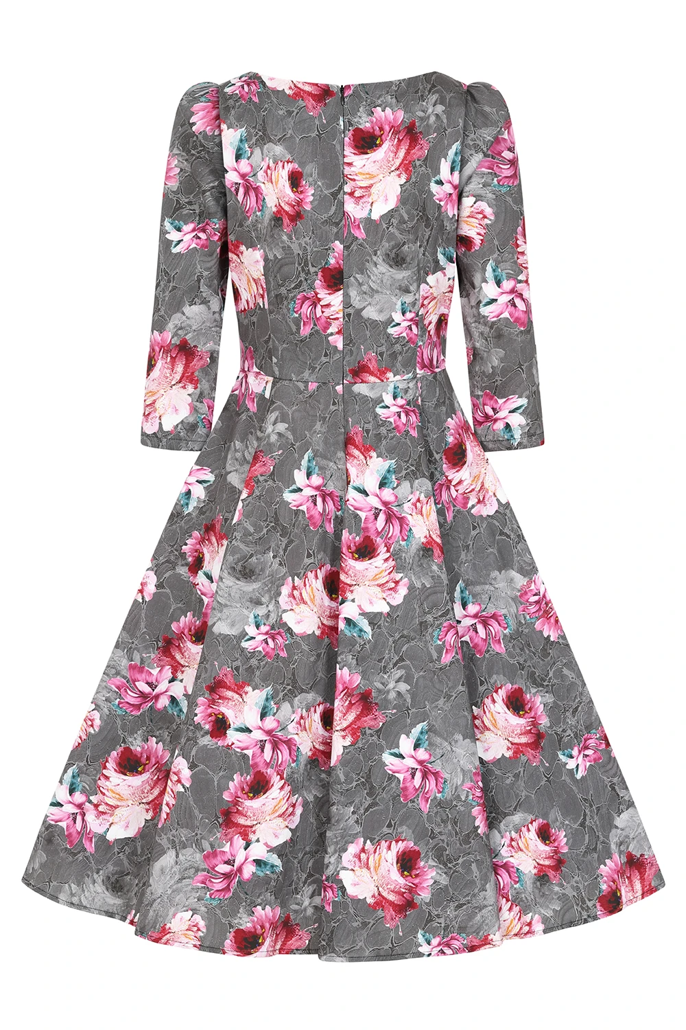 Harriet Floral Swing Dress In Extended Sizing 5 Harriet Floral Swing Dress In Extended Sizing - Image 5