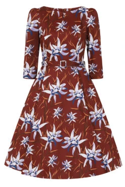 Maria Floral Swing Dress 9 Maria Floral Swing Dress -EliteCloset Sales Store 1690458119672201