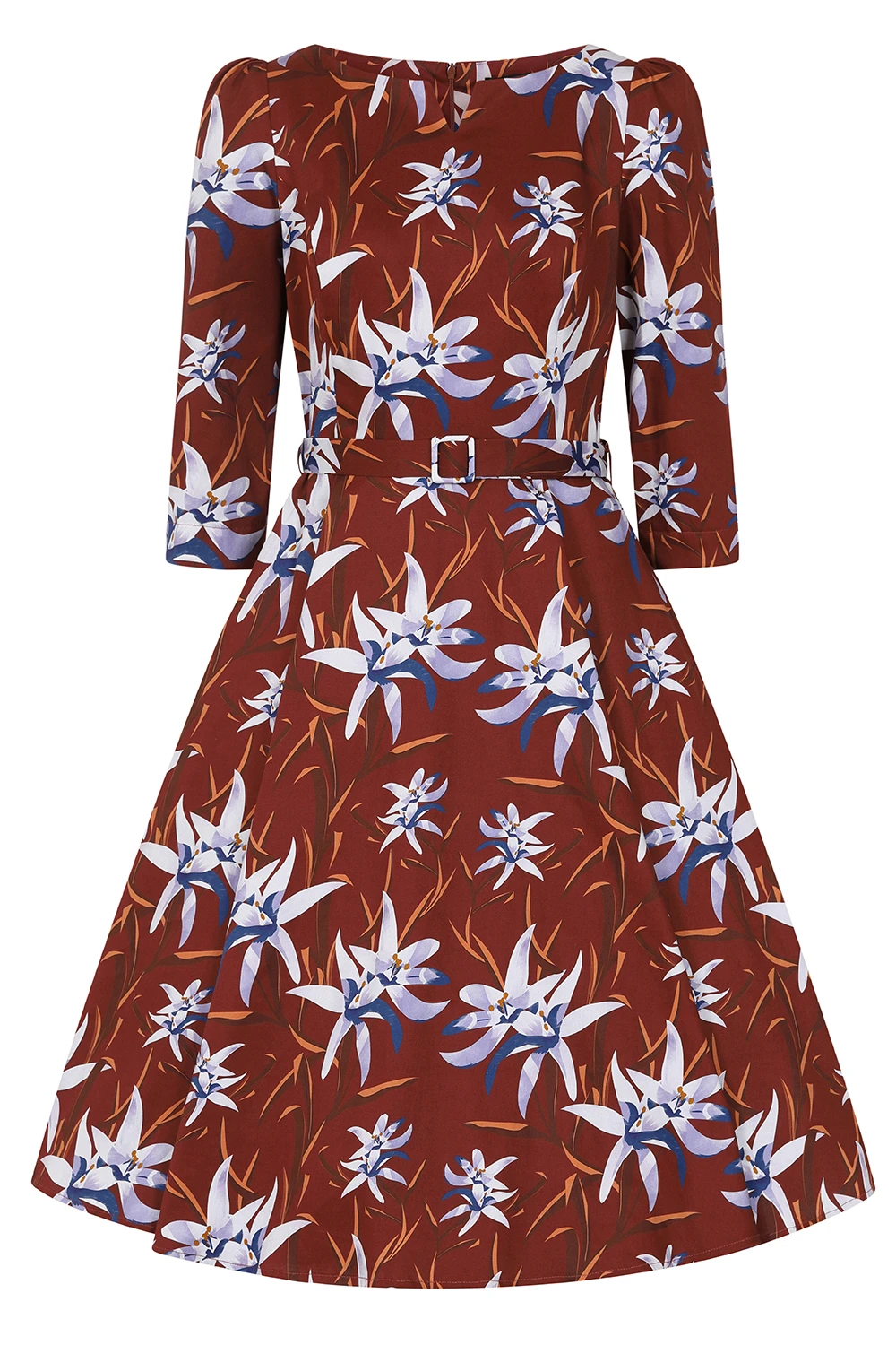 Maria Floral Swing Dress 3 Maria Floral Swing Dress - Image 3