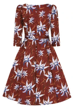 Maria Floral Swing Dress 10 Maria Floral Swing Dress -EliteCloset Sales Store 1690458119672203