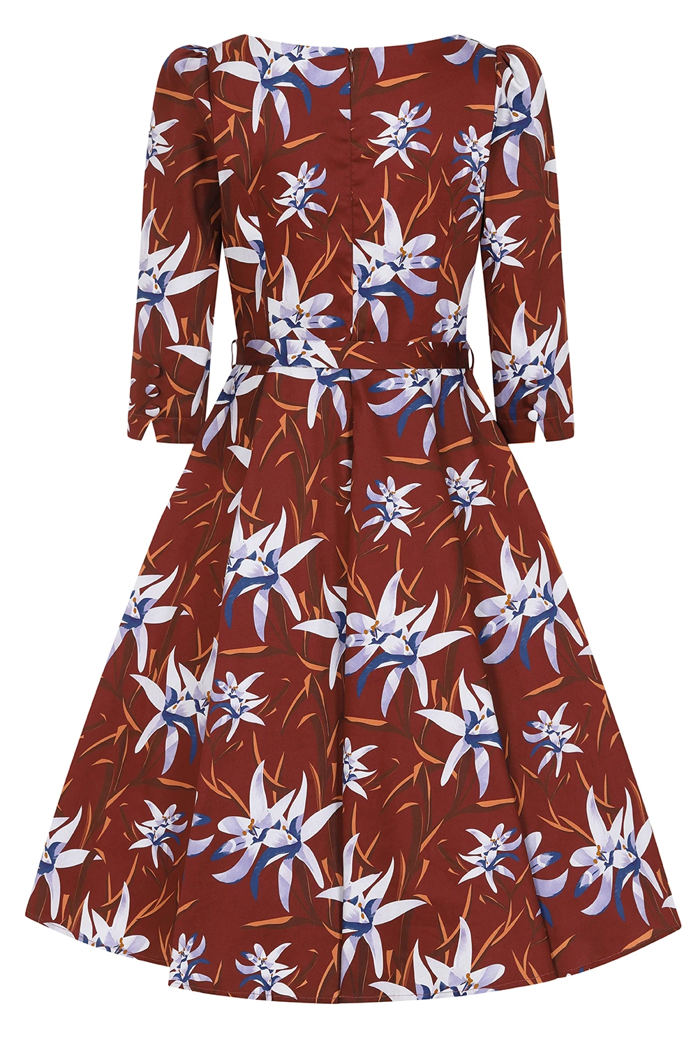 Maria Floral Swing Dress 4 Maria Floral Swing Dress - Image 4