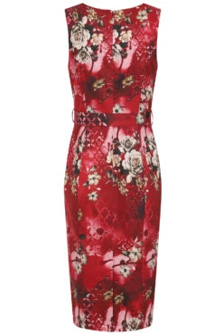 Liliana Floral Wiggle Dress -EliteCloset Sales Store 1690458563673203