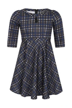 Anna Check Swing Dress In Kids -EliteCloset Sales Store 1690459193674201