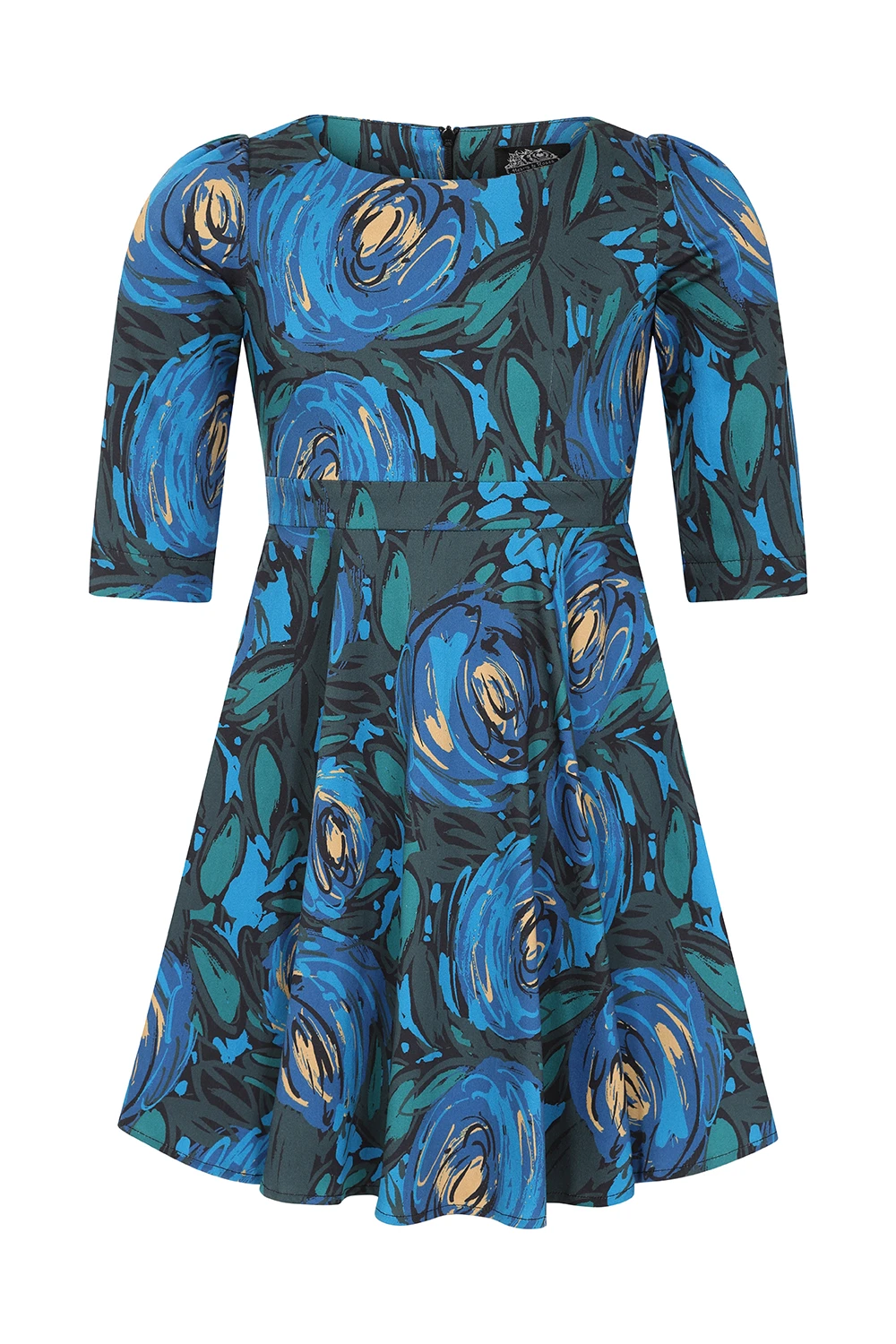 Delaney Floral Swing Dress In Kids 3 Delaney Floral Swing Dress In Kids - Image 3