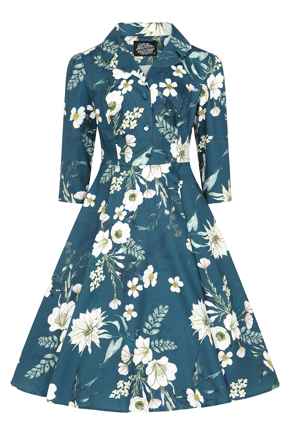 Petal Floral Swing Dress In Extended Sizing 3 Petal Floral Swing Dress In Extended Sizing - Image 3