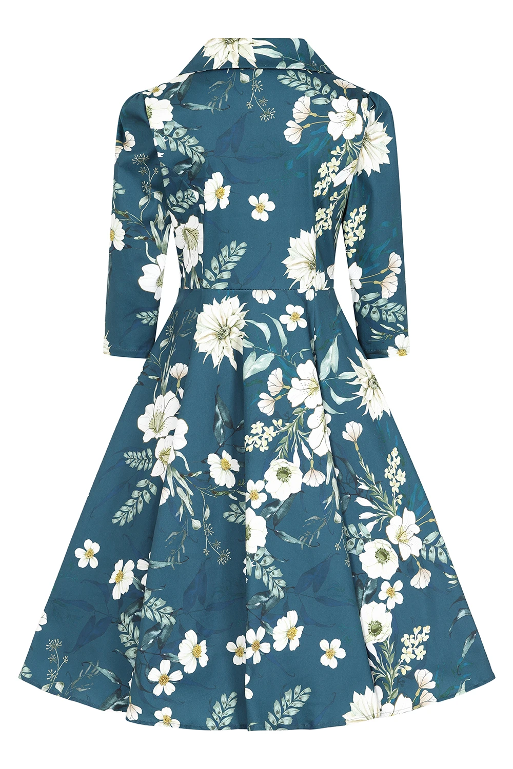 Petal Floral Swing Dress In Extended Sizing 4 Petal Floral Swing Dress In Extended Sizing - Image 4
