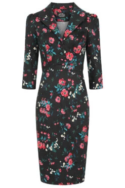 Becky Floral Wiggle Dress 8 Becky Floral Wiggle Dress -EliteCloset Sales Store 1690821050646201