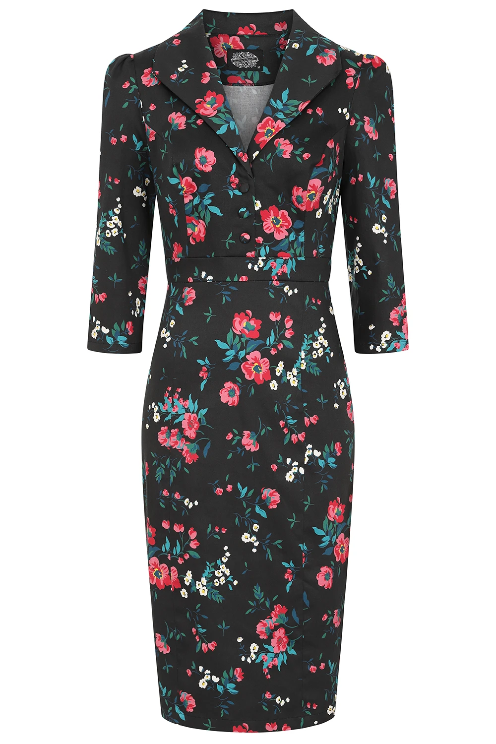 Becky Floral Wiggle Dress 3 Becky Floral Wiggle Dress - Image 3