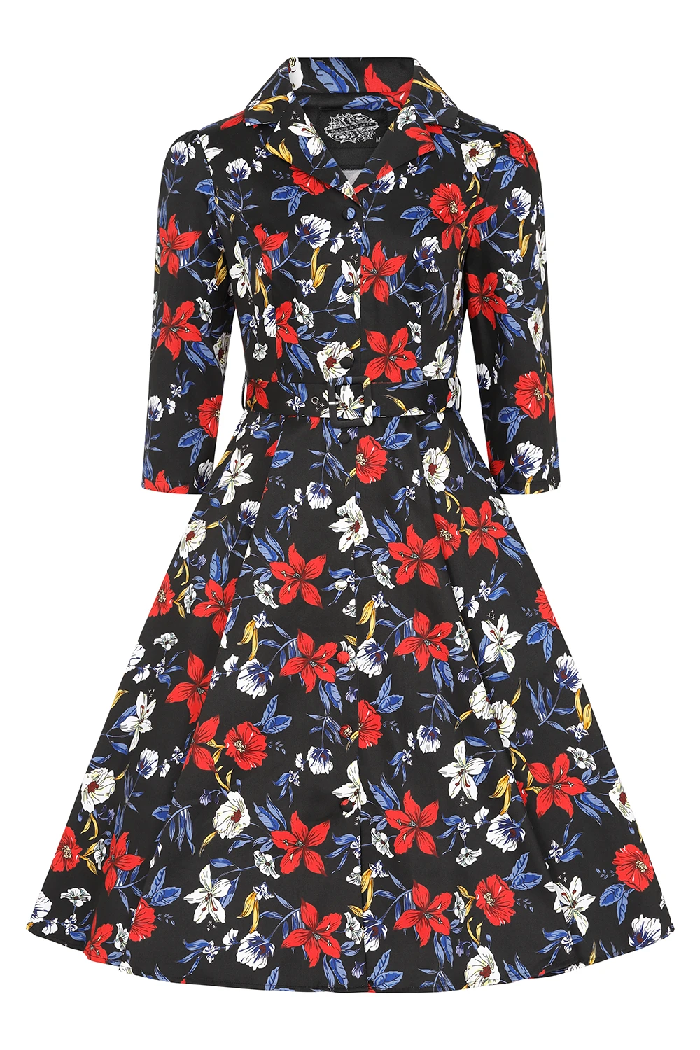 Milly Floral Swing Dress 3 Milly Floral Swing Dress - Image 3
