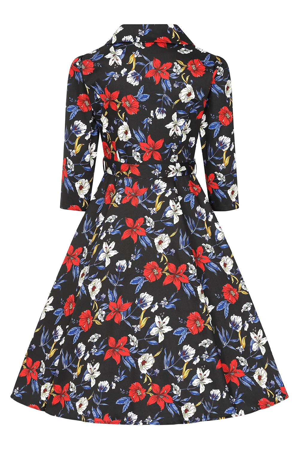 Milly Floral Swing Dress 4 Milly Floral Swing Dress - Image 4