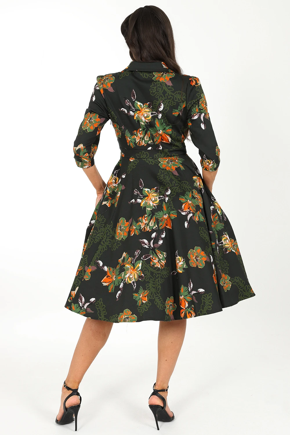 Gina Floral Swing Dress 2 Gina Floral Swing Dress - Image 2