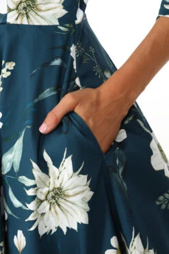 Petal Floral Swing Dress -EliteCloset Sales Store 1697201057638203