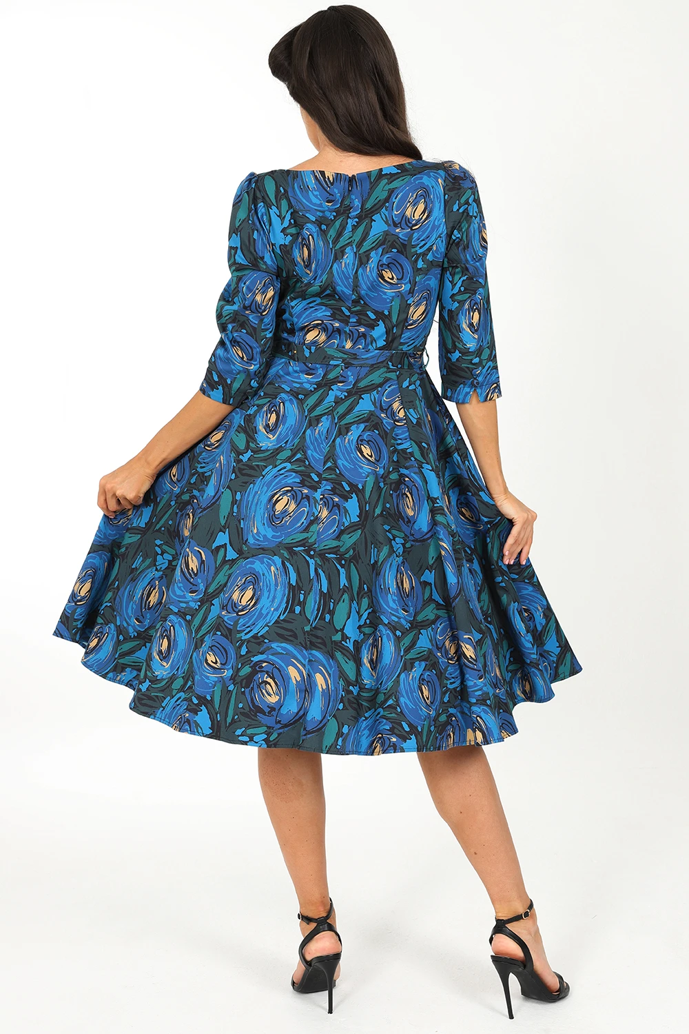 Delaney Floral Swing Dress 2 Delaney Floral Swing Dress - Image 2