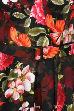 Kali Floral Swing Dress 12 Kali Floral Swing Dress -EliteCloset Sales Store 1697212266641203