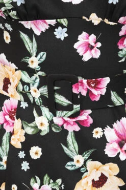 Emily Floral Wiggle Dress -EliteCloset Sales Store 1697213833645203